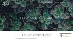 Desktop Screenshot of doyle-chiropractic.com